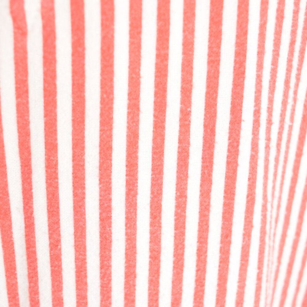 vintage 80s nightgown dress red striped flannel COCA COLA print long maxi - Picture 9 of 9